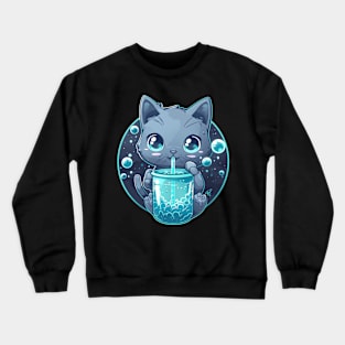 Kawaii Cat Emojis Crewneck Sweatshirt